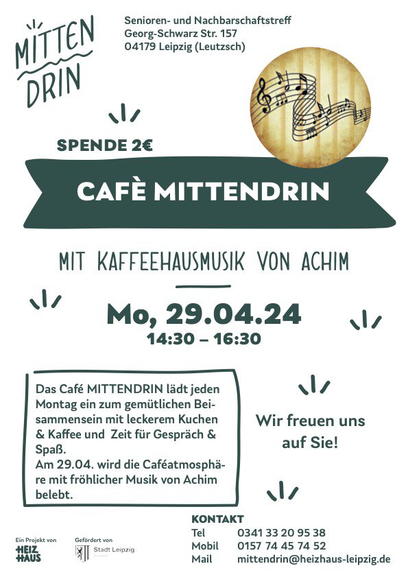 Café MITTENDRIN_Kaffeehausmusik mit Achim